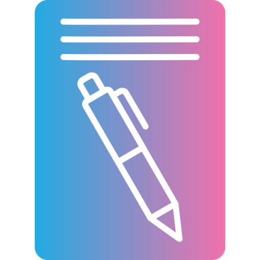 kalem simgesinin vektör illüstrasyonu