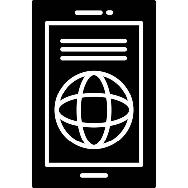 Web ve mobil vektör simgesi. beyaz arkaplan, grafik ve web tasarım simgesinde izole edilmiş çizgi vektör çizimi.