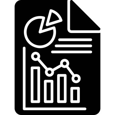 Veri analizi. Web simgesi basit illüstrasyon