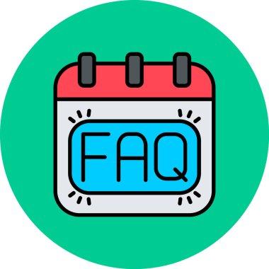 soru ve cevap vektör simgesi