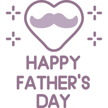 Babalar günü tasarımı, vektör illüstrasyonu 10 grafik