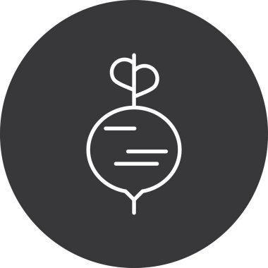 Gıda simgesinin vektör illüstrasyonu