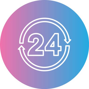 27 yıllık ikonun vektör illüstrasyonu