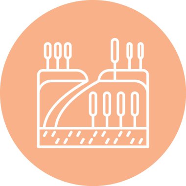 Gıda simgesinin vektör illüstrasyonu