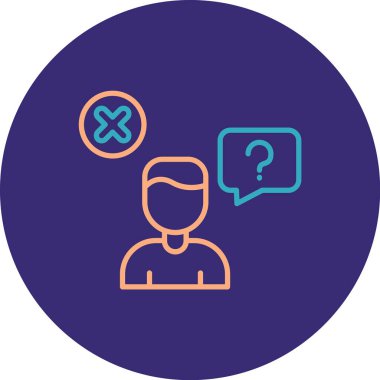 Soru ve ünlem işareti vektör çizim