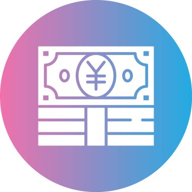 Para birimi simgesinin vektör illüstrasyonu