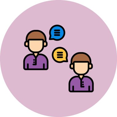 İnsan simgesinin vektör illüstrasyonu