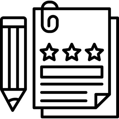 Geri bildirim değerlendirme simgesi