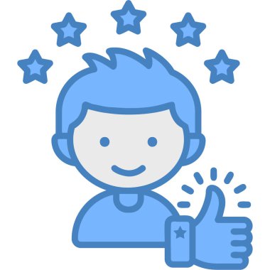 Mutlu adam. Basit tasarım