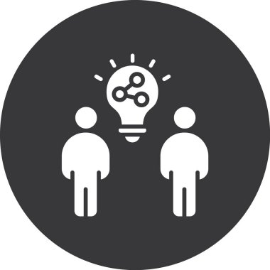 iş fikri vektör simgesi tasarımı