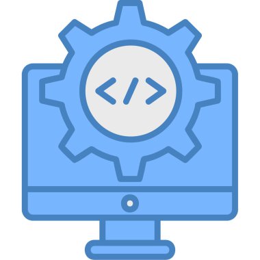 Web simgesi vektör illüstrasyonu