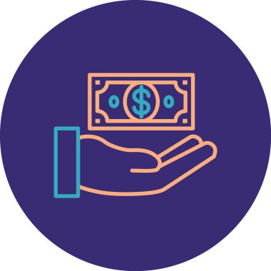 dolar simgesivektör illüstrasyon