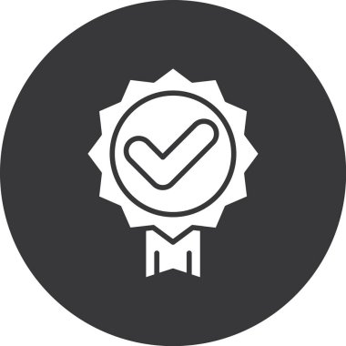 Moda biçimi izole edilmiş arkaplanda işaret simgesini işaretle