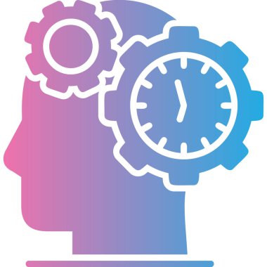 Zaman yönetimi kavramı simgesini