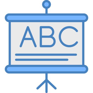 kurulun eğitim simgesi ana hatları biçiminde