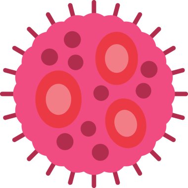 Virüs Simgesi, vektör illüstrasyonu