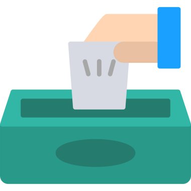 Elle ikona bas. vektör illüstrasyonu.