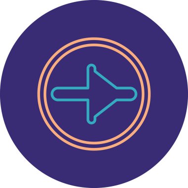 vektör düzlem web simgesi