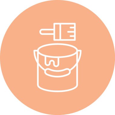 Kova. Web simgesi basit illüstrasyon