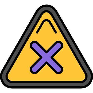 uyarı üçgeni uyarı simgesi - dış hat biçimi