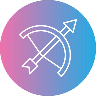 Kılıç simgesinin vektör illüstrasyonu