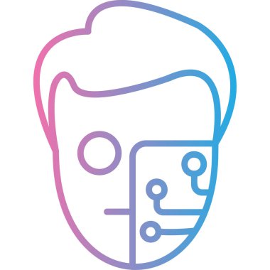 Modern simgenin vektör illüstrasyonu