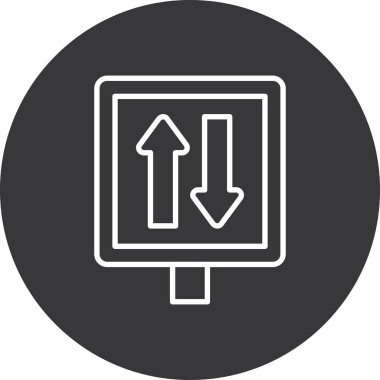 ok simgesinin vektör illüstrasyonu