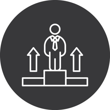 İnsan simgesinin vektör illüstrasyonu