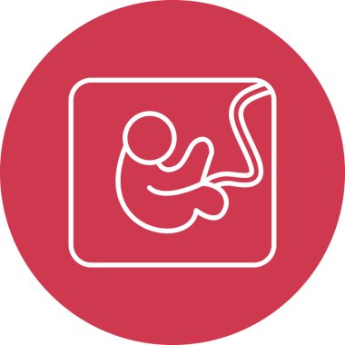 bebek ikonu vektör illüstrasyonu