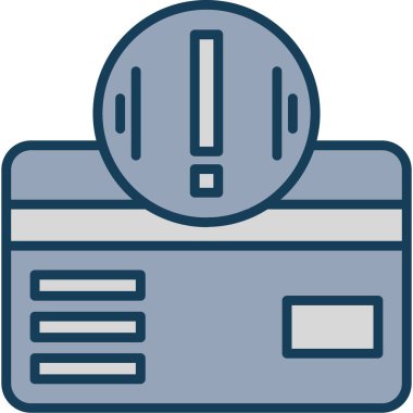 Kredi kartı vektör çizimi