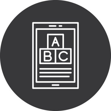 b simgesinin vektör illüstrasyon tasarımı