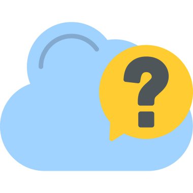 bulut hesaplama vektörü simgesi