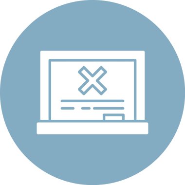 Hata simgesi vektör illüstrasyonu