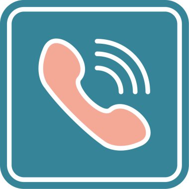 çağrı simgesi, vektör illüstrasyonu