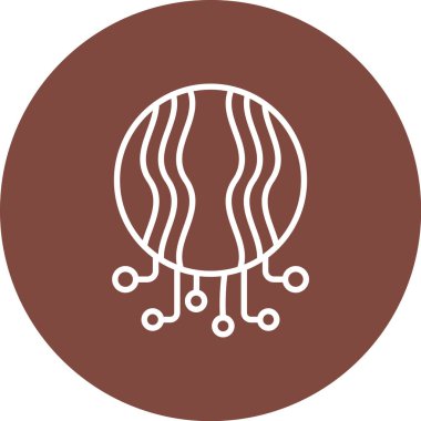 Eşsiz Sıcak Kahve Vektörü Kabartma Simgesi