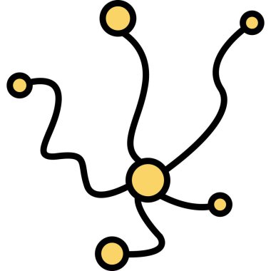 ağ paylaşım simgesi çizimi