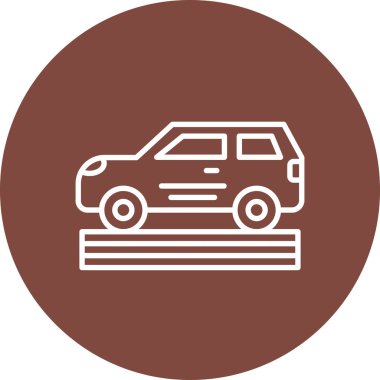 Kişisel ve ticari kullanım için araba vektör simgesi simgesi resimlemesi kullan