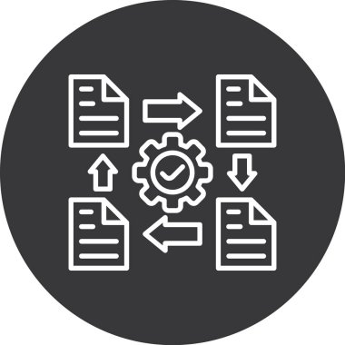 veri analiz vektörü simgesi