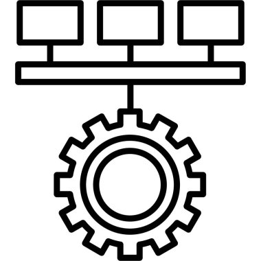 Ayarlama. Web simgesi basit tasarım
