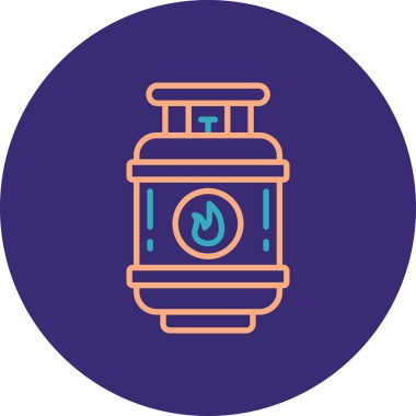 Ateş simgesinin vektör illüstrasyonu