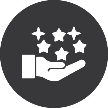 Moda biçimi izole edilmiş arkaplan yıldız simgesi