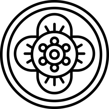 Bilim ve teknoloji vektör simgesi.