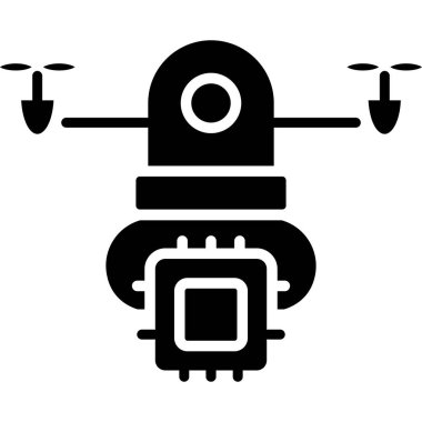 Uzaktan kumanda simgesiyle robot