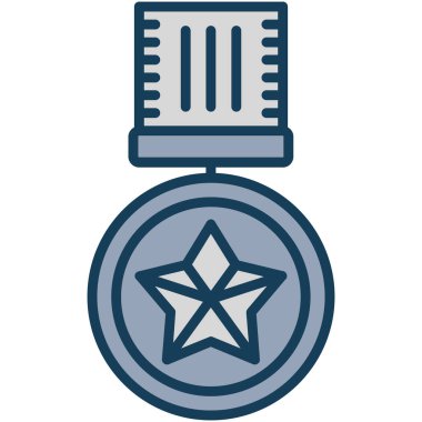 Madalya ödülü vektör illüstrasyonu