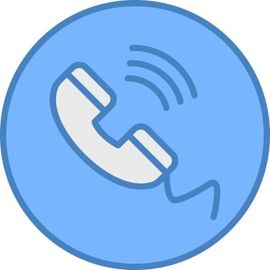 - Telefon. Web simgesi basit illüstrasyon