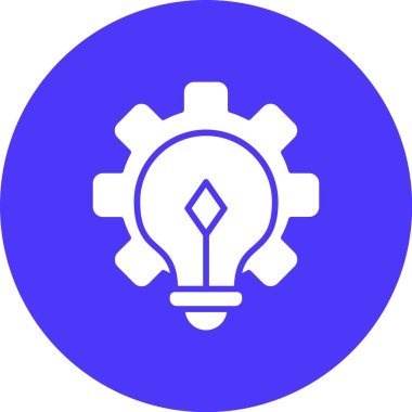 ampul simgesi, vektör illüstrasyonu basit tasarım