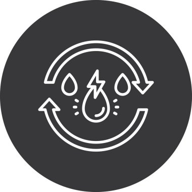 Modern simgenin vektör illüstrasyonu