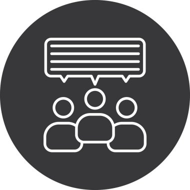 iş insanları simgesi vektör illüstrasyonu