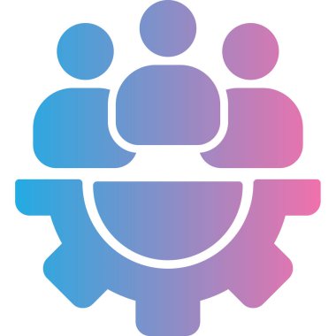 Takım simgesi vektör illüstrasyonu