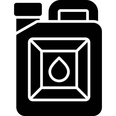 Yağ şişesi simgesi, basit biçim